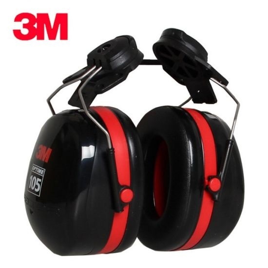 3M earmuff peltor 105 cap mounted